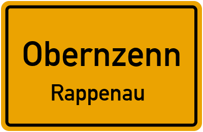 Straßenverzeichnis Obernzenn Rappenau