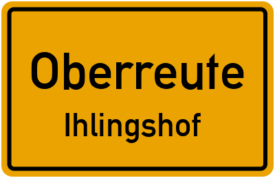 Straßenverzeichnis Oberreute Ihlingshof