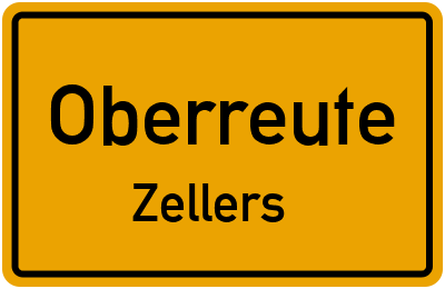 Straßenverzeichnis Oberreute Zellers