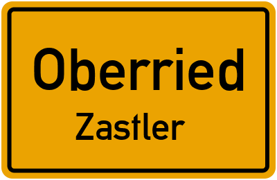 Straßenverzeichnis Oberried Zastler