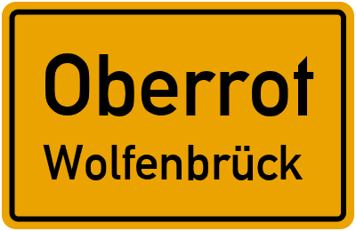Straßenverzeichnis Oberrot Wolfenbrück