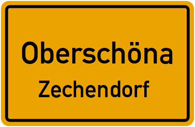 Straßenverzeichnis Oberschöna Zechendorf