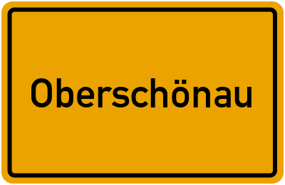 Oberschönau in Thüringen