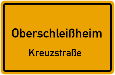 Straßenverzeichnis Oberschleißheim Kreuzstraße