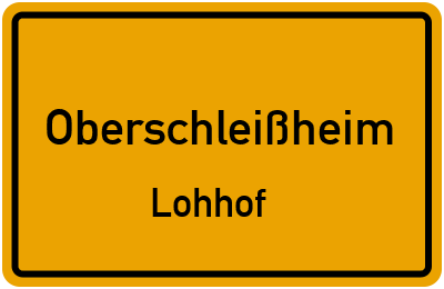 Straßenverzeichnis Oberschleißheim Lohhof