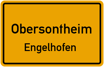 Straßenverzeichnis Obersontheim Engelhofen