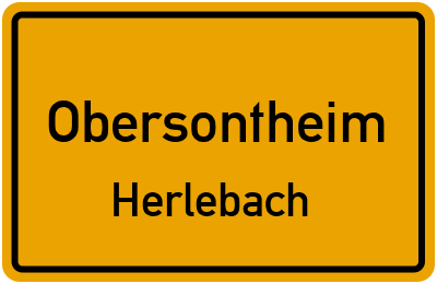Straßenverzeichnis Obersontheim Herlebach