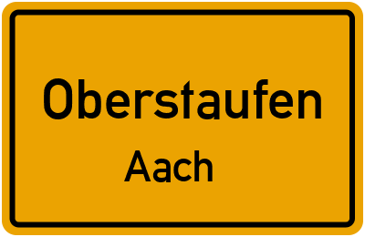 Straßenverzeichnis Oberstaufen Aach