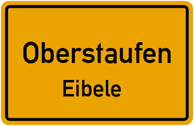Straßenverzeichnis Oberstaufen Eibele