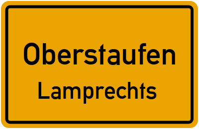 Straßenverzeichnis Oberstaufen Lamprechts