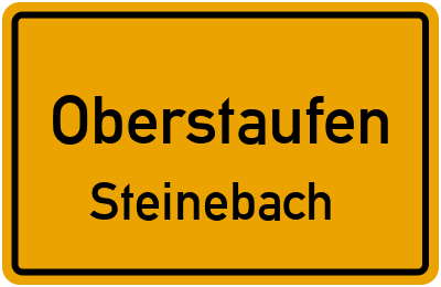 Straßenverzeichnis Oberstaufen Steinebach