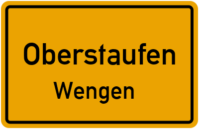 Straßenverzeichnis Oberstaufen Wengen