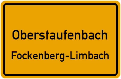 Straßenverzeichnis Oberstaufenbach Fockenberg-Limbach