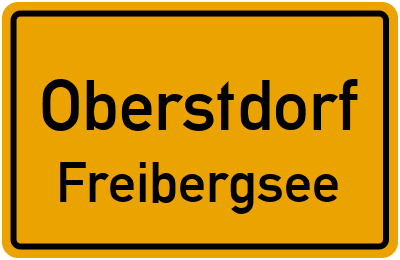 Straßenverzeichnis Oberstdorf Freibergsee