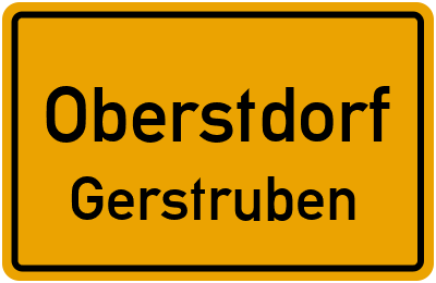 Straßenverzeichnis Oberstdorf Gerstruben