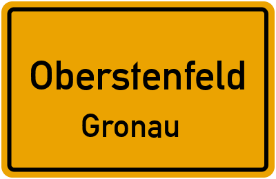 Straßenverzeichnis Oberstenfeld Gronau