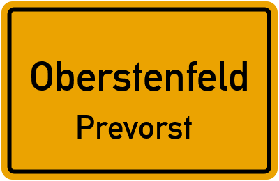 Straßenverzeichnis Oberstenfeld Prevorst