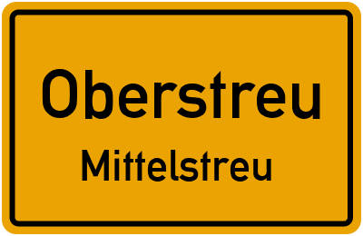 Straßenverzeichnis Oberstreu Mittelstreu