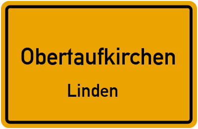 Straßenverzeichnis Obertaufkirchen Linden