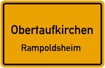 Straßenverzeichnis Obertaufkirchen Rampoldsheim