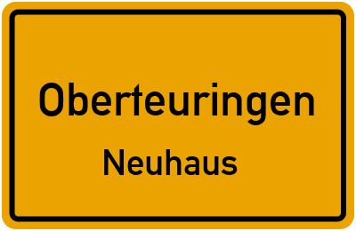 Ortsschild Oberteuringen Neuhaus