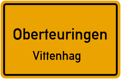 Ortsschild Oberteuringen Vittenhag