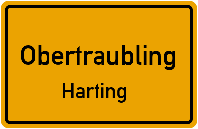 Straßenverzeichnis Obertraubling Harting