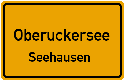 Straßenverzeichnis Oberuckersee Seehausen