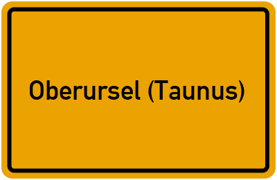 Branchenbuch Oberursel (Taunus), Hessen