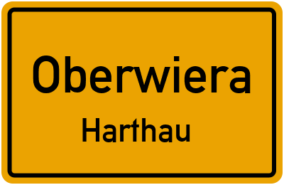 Straßenverzeichnis Oberwiera Harthau