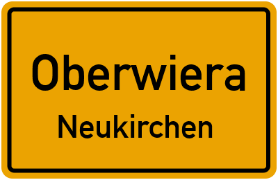 Straßenverzeichnis Oberwiera Neukirchen
