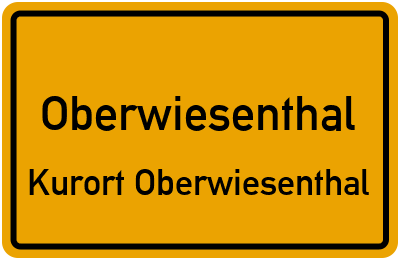 Straßenverzeichnis Oberwiesenthal Kurort Oberwiesenthal