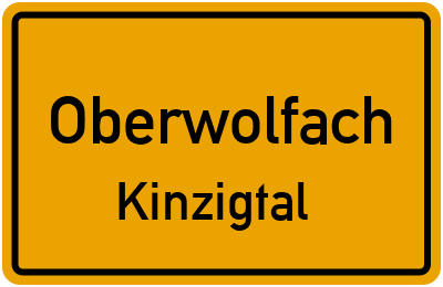 Straßenverzeichnis Oberwolfach Kinzigtal