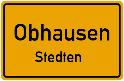 Straßenverzeichnis Obhausen Stedten