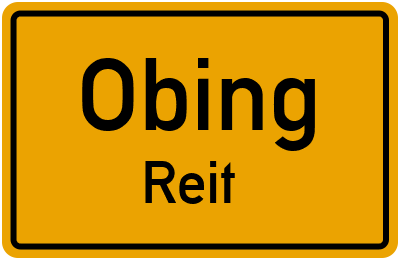 Straßenverzeichnis Obing Reit
