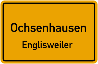 Straßenverzeichnis Ochsenhausen Englisweiler