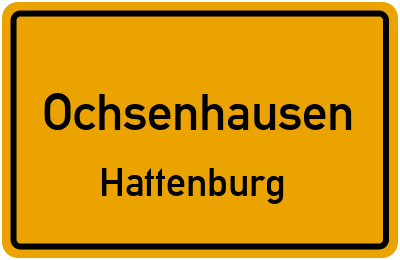 Straßenverzeichnis Ochsenhausen Hattenburg