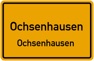 Straßenverzeichnis Ochsenhausen Ochsenhausen