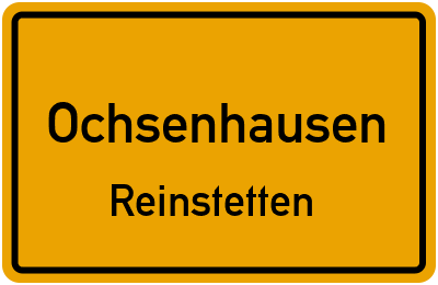Straßenverzeichnis Ochsenhausen Reinstetten