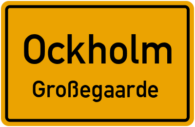 Straßenverzeichnis Ockholm Großegaarde