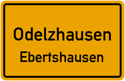 Straßenverzeichnis Odelzhausen Ebertshausen