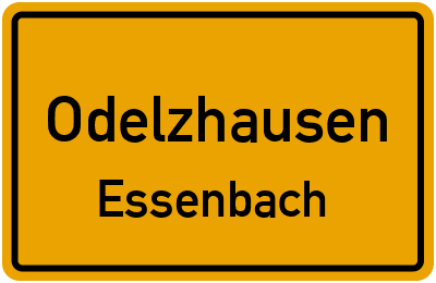 Straßenverzeichnis Odelzhausen Essenbach