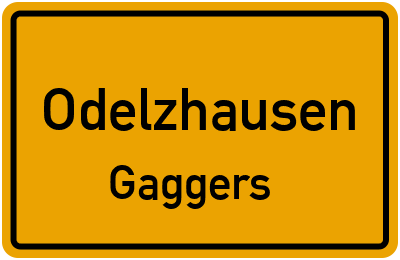 Straßenverzeichnis Odelzhausen Gaggers