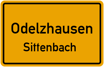 Straßenverzeichnis Odelzhausen Sittenbach