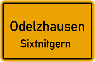 Straßenverzeichnis Odelzhausen Sixtnitgern
