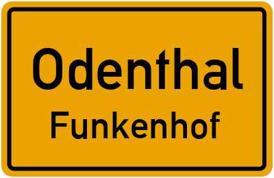 Straßenverzeichnis Odenthal Funkenhof