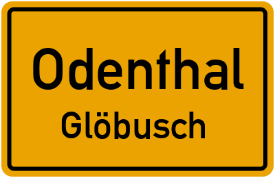Ortsschild Odenthal Glöbusch