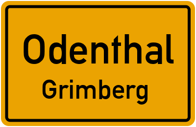Straßenverzeichnis Odenthal Grimberg
