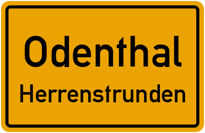 Straßenverzeichnis Odenthal Herrenstrunden