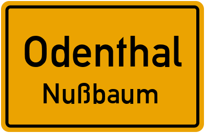 Straßenverzeichnis Odenthal Nußbaum